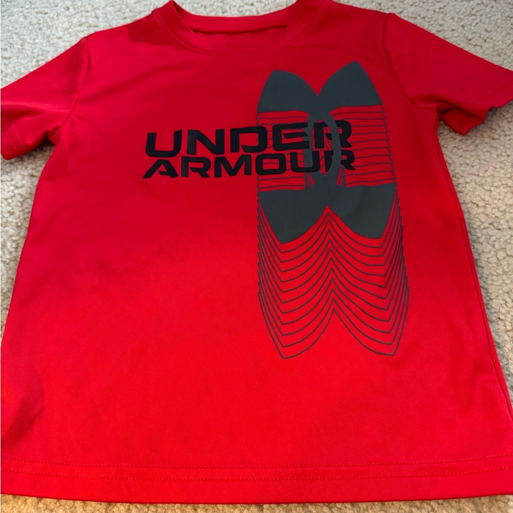 Under Armour Kids Red Graphic T-Shirt